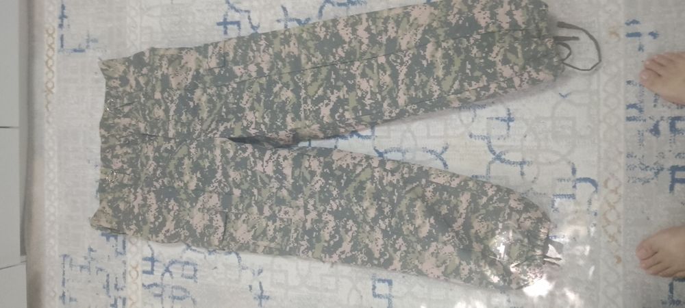 Штаны ватные утепленые