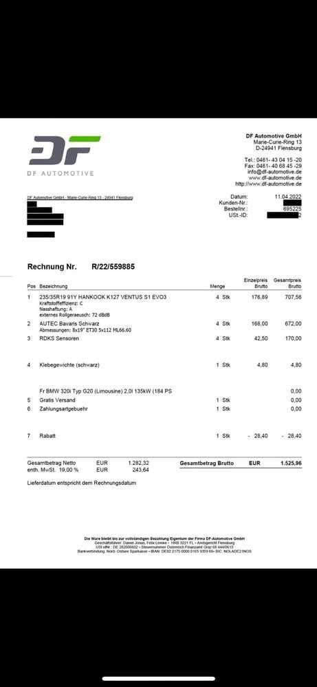 Джанти с гуми 5×112 19 цола BMW G20,G21 и друти