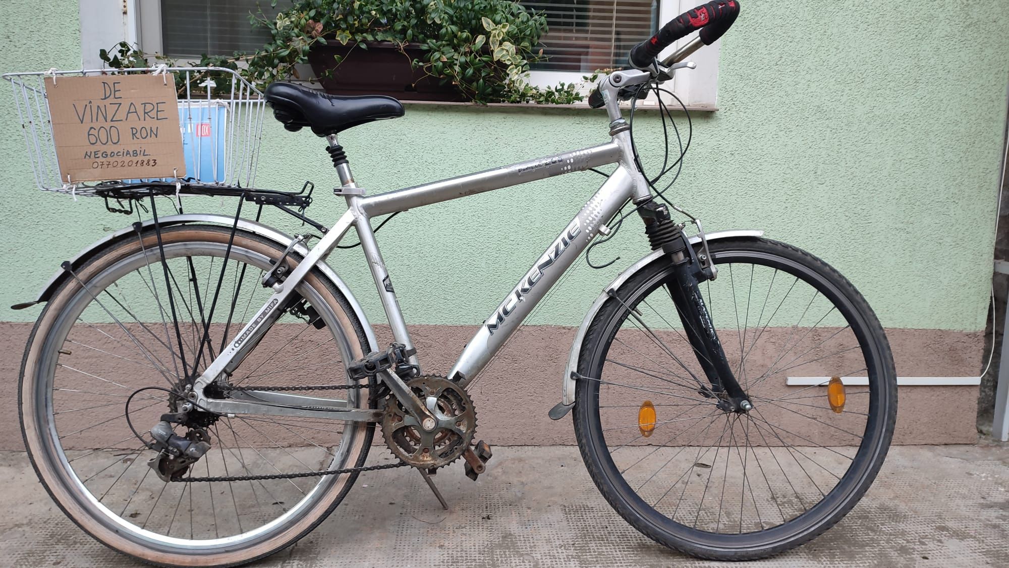 Bicicletă de Oraș cu Cadru de Aluminiu