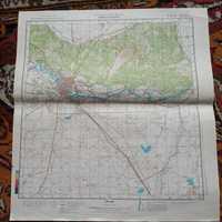 1989 г. Карта Семипалатинск