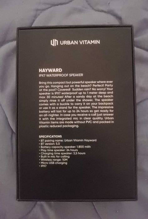 Мини тонколона (високоговорител) Hayward IPX7 Waterproof Speaker