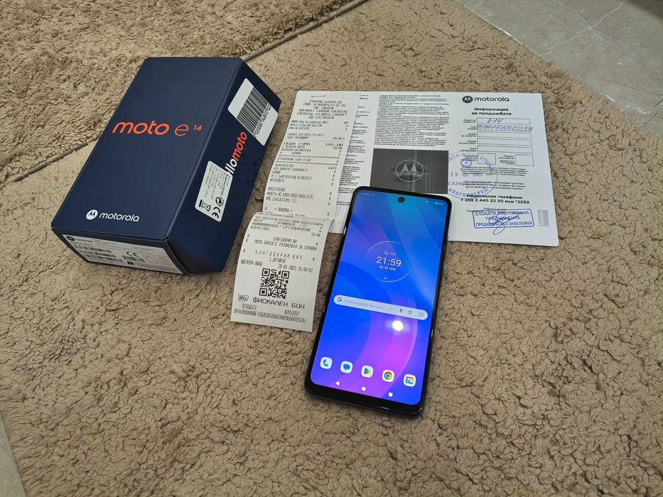 Motorola E14 Не различим от Нов