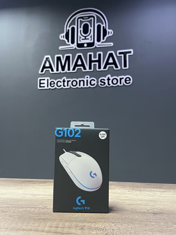 Мышь Logitech G102 Lightsync белый шо