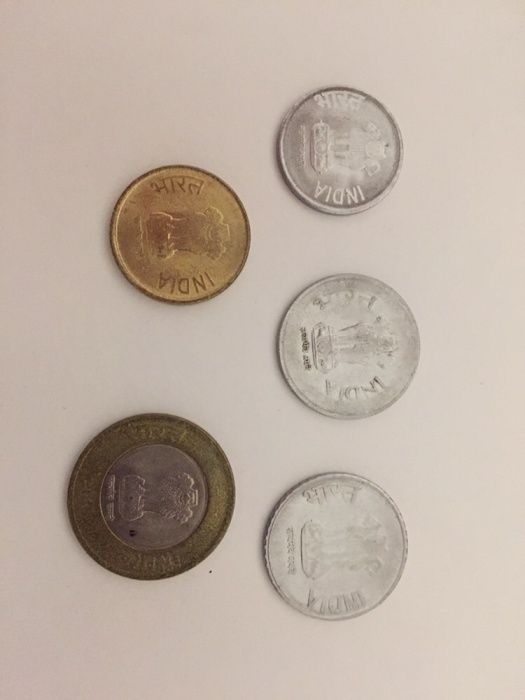 Monezi de metal, rupii din India - numismatica