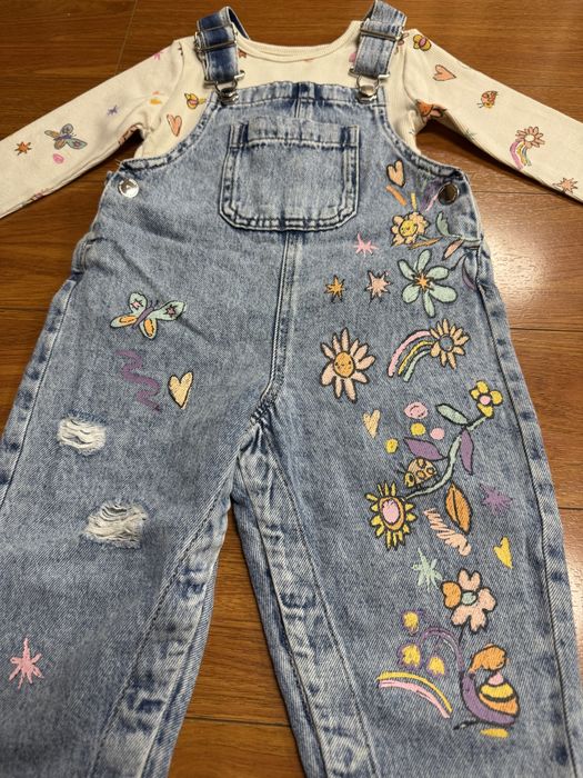 Set salopeta blug si bluza Next