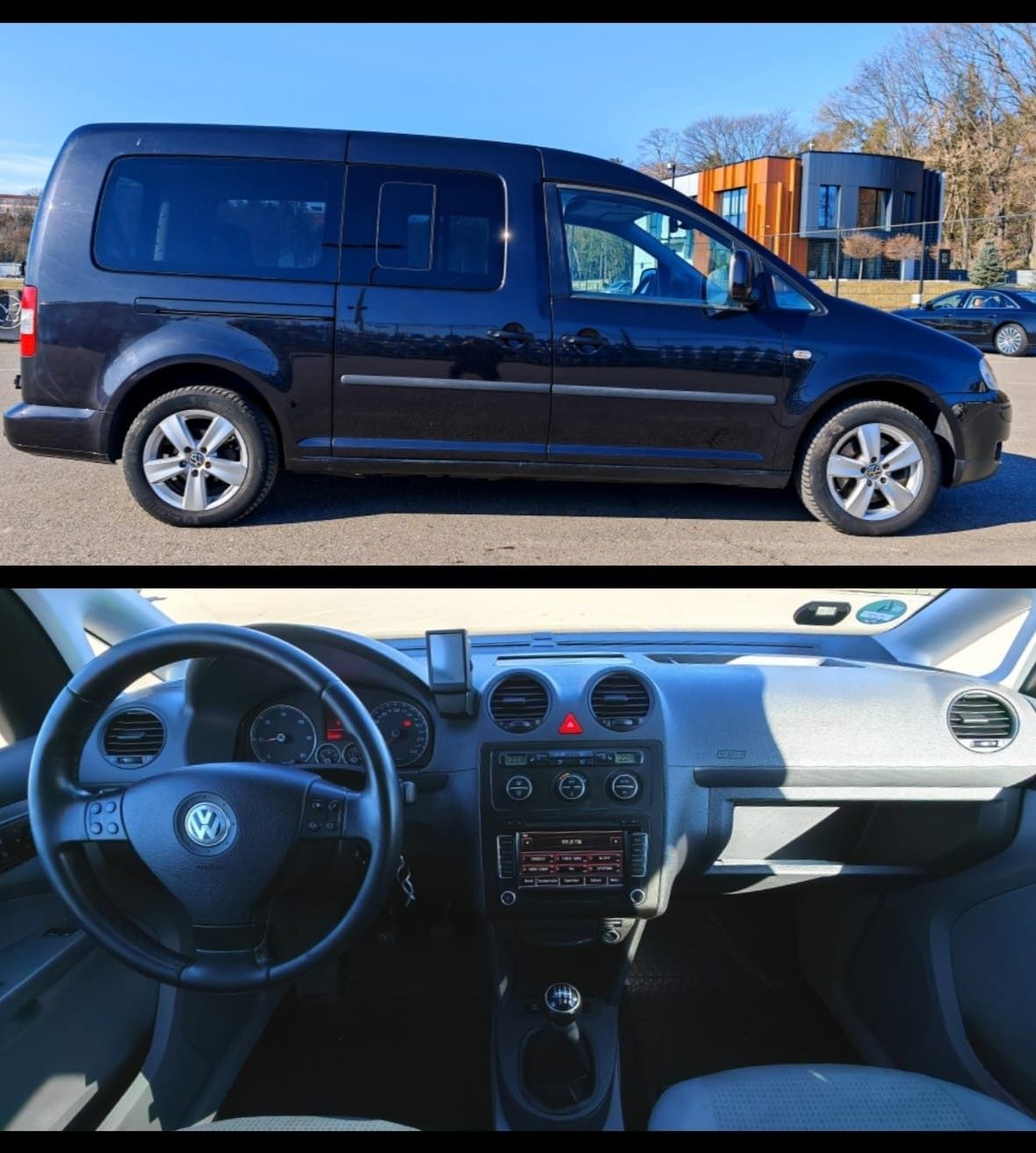 Caddy Maxi 2008 2.0TDI 140 cp *7 locuri *2 usi spate *webasto