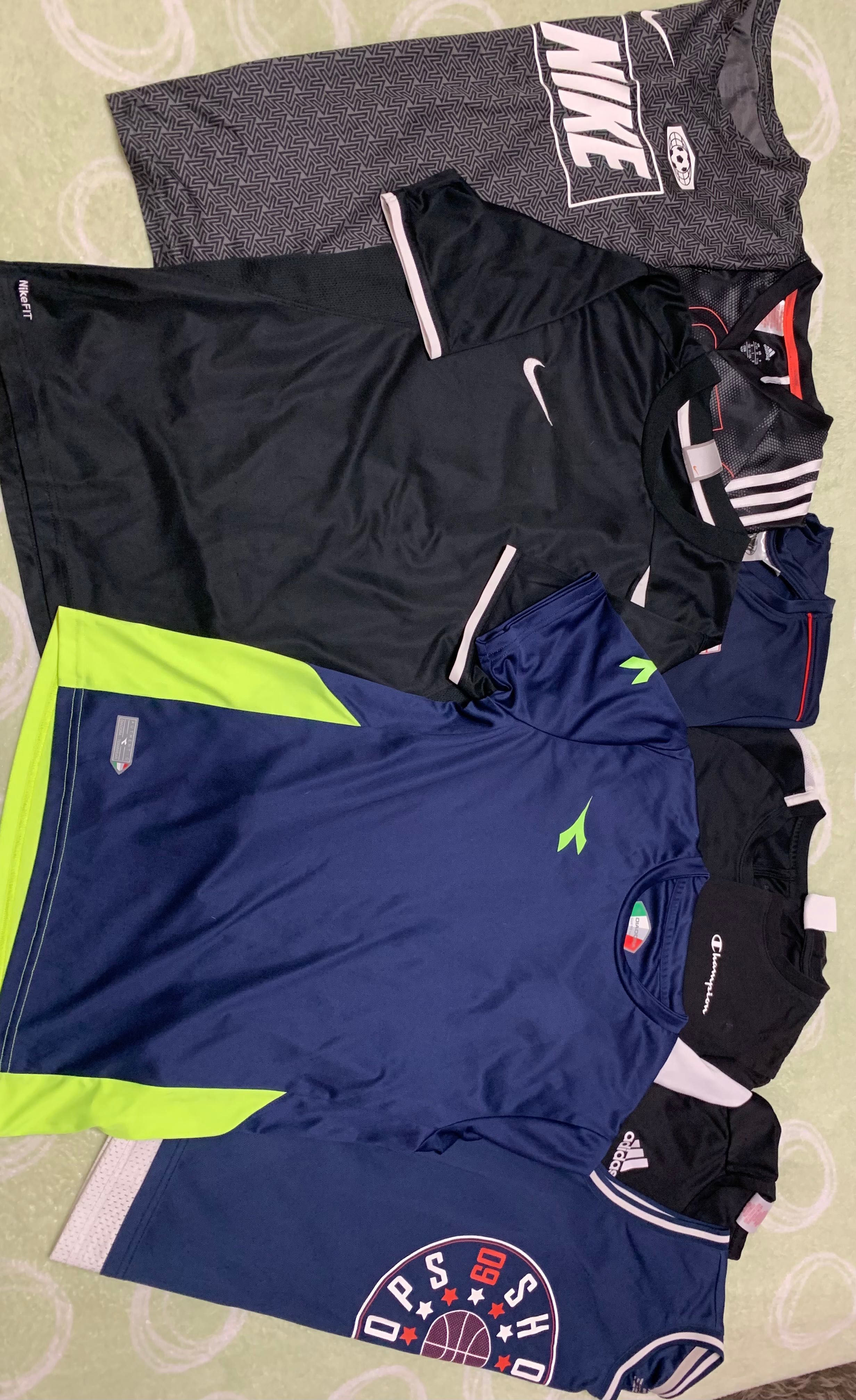 Тениски Nike, Diadora, Adidas, Champion  за 10-12год.