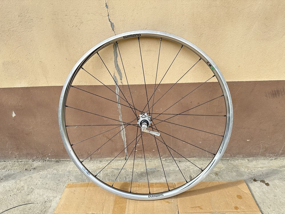 Roti fata 28 Inch cu disc cyclocross gravel Shimano Wh-500