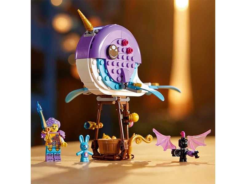 НОВИ! LEGO® DREAMZzz™ 71472 2в1 Нарвалът на Изи Балон с горещ въздух