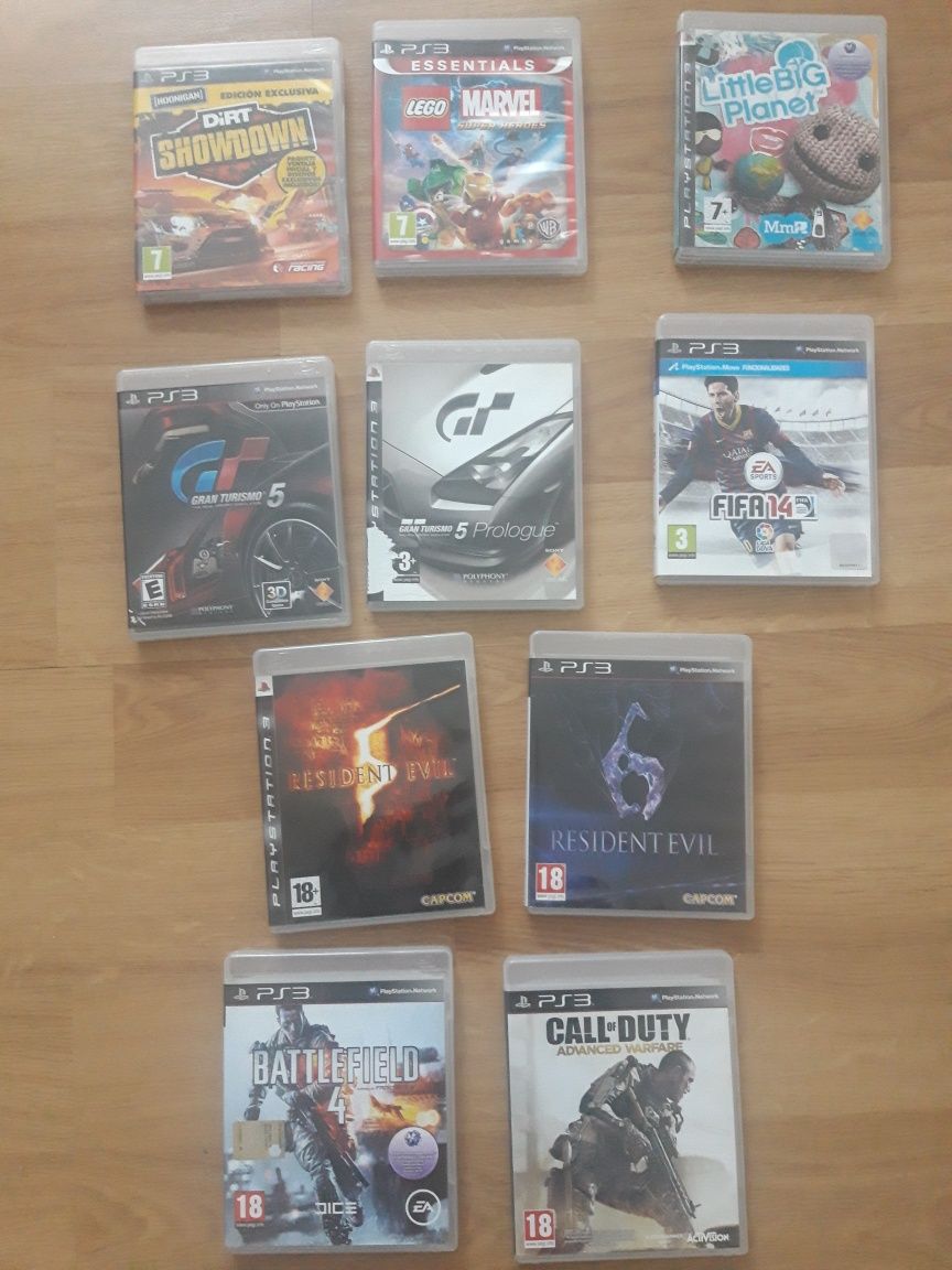 Jocuri PS3 Lego, Resident Evil, Gran Turismo, Fifa, Little Big Planet