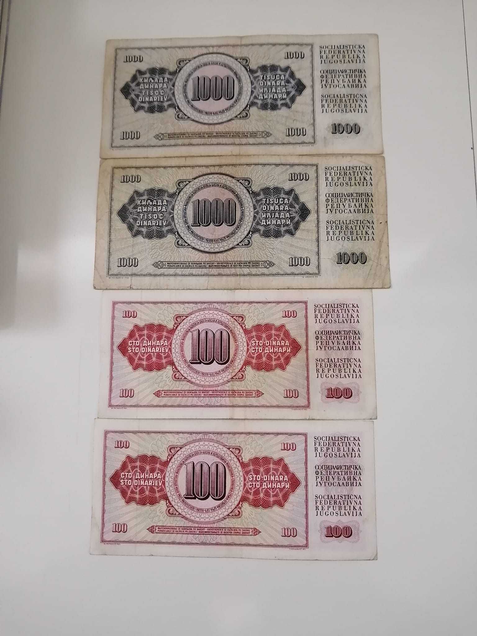 Lot bancnote Iugoslavia si Polonia
