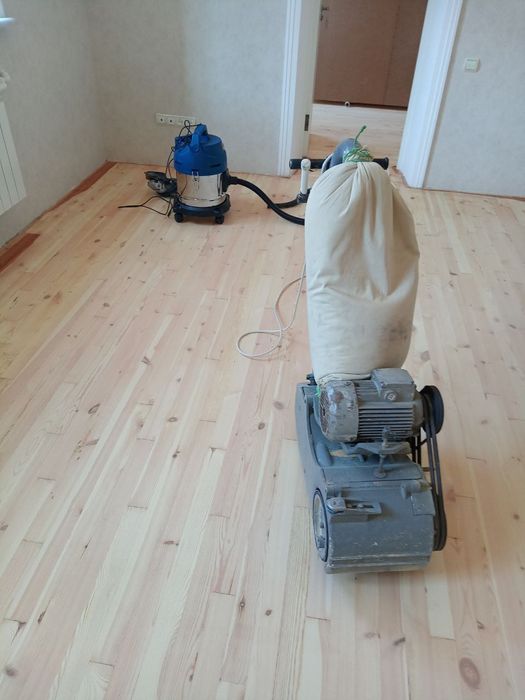 Шлифовка пол-паркет