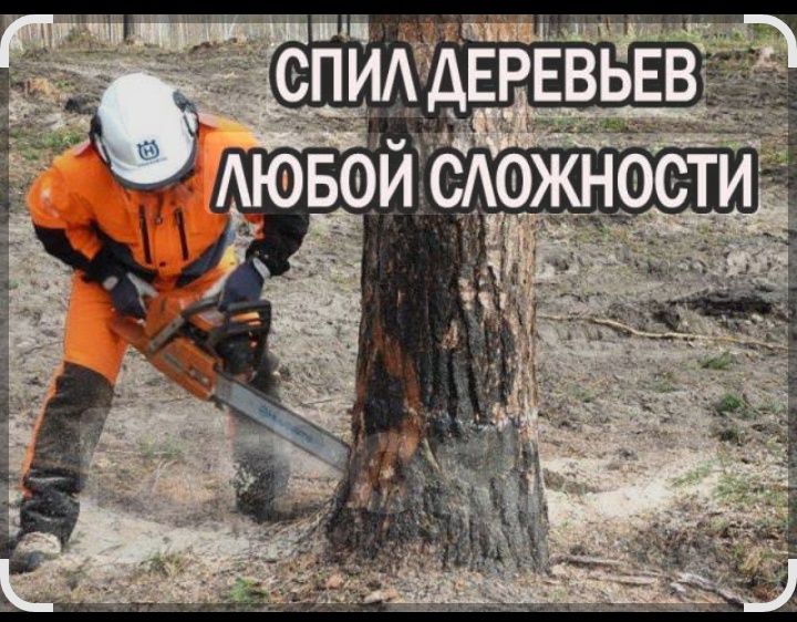 СПИЛ ДЕРЕВЬЕВ работаем 24/7