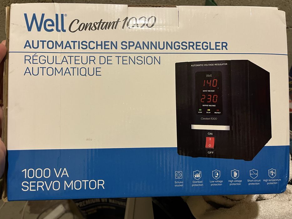 Stabilizator de tensiune automat 1000 VA cu servo motor