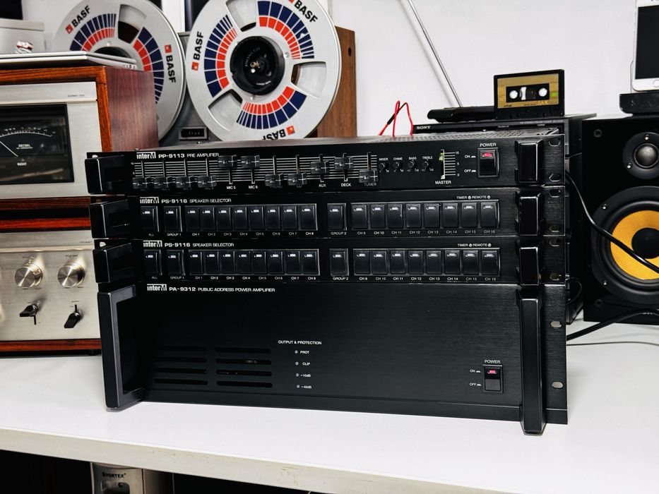 Sistem distribuție audio profesional Inter-M PA-9312,PS-9116,PP-9113