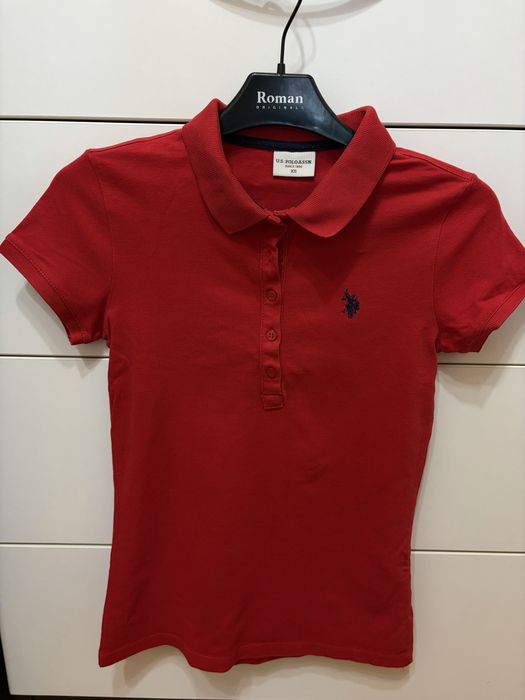 Дамска тениска с яка US Polo