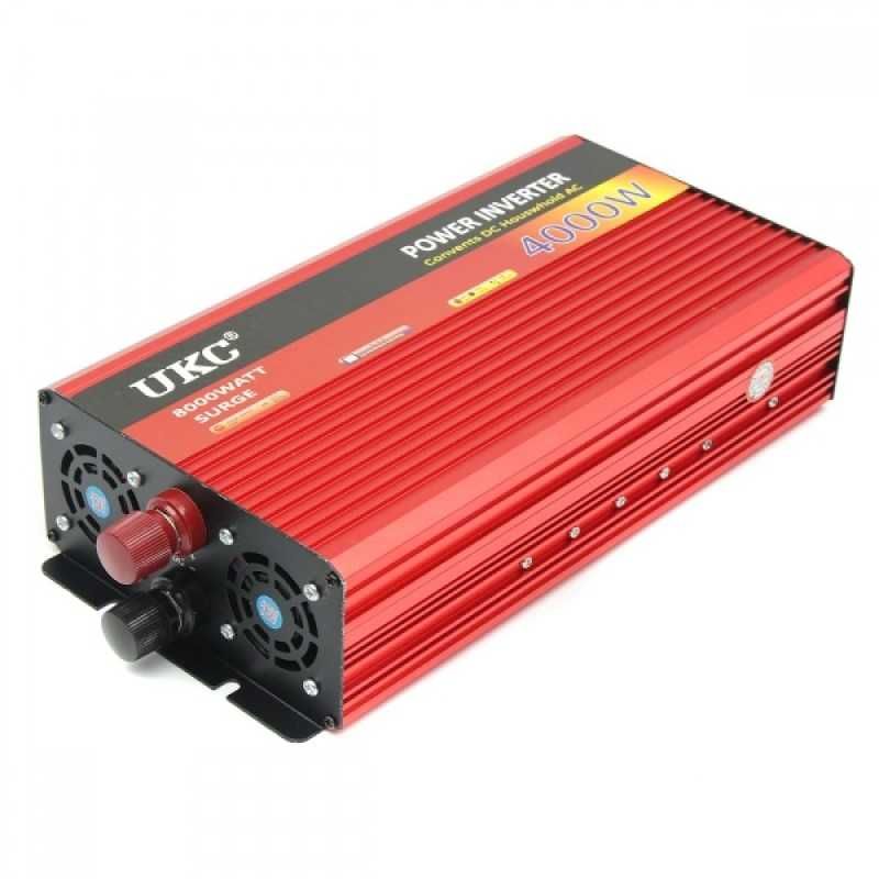 Мощен инвертор UKC 4000W 12V/24V-220V преобразувател напрежение