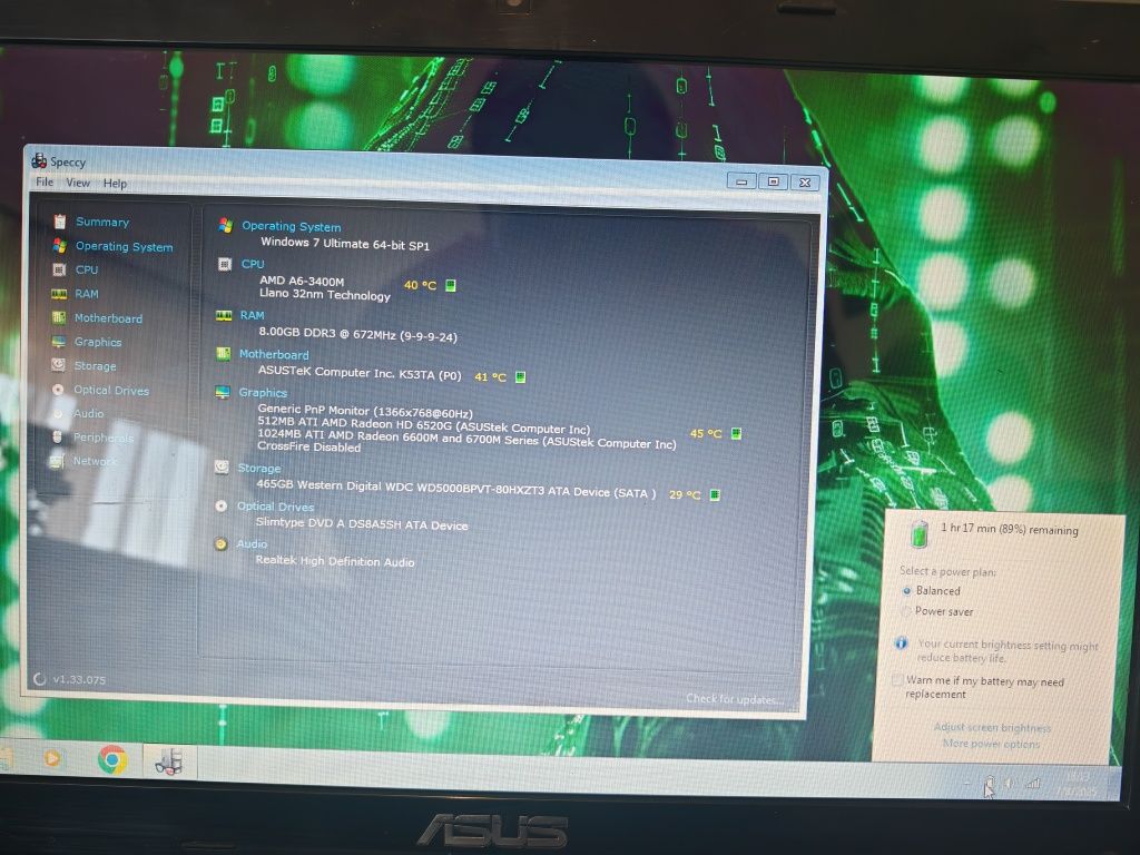 Laptop Asus X53T