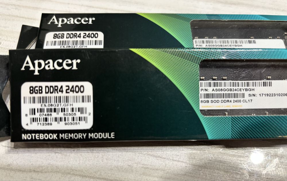 SO-DIMM Новая оперативная память Apacer 8GB DDR4 2400MHz
