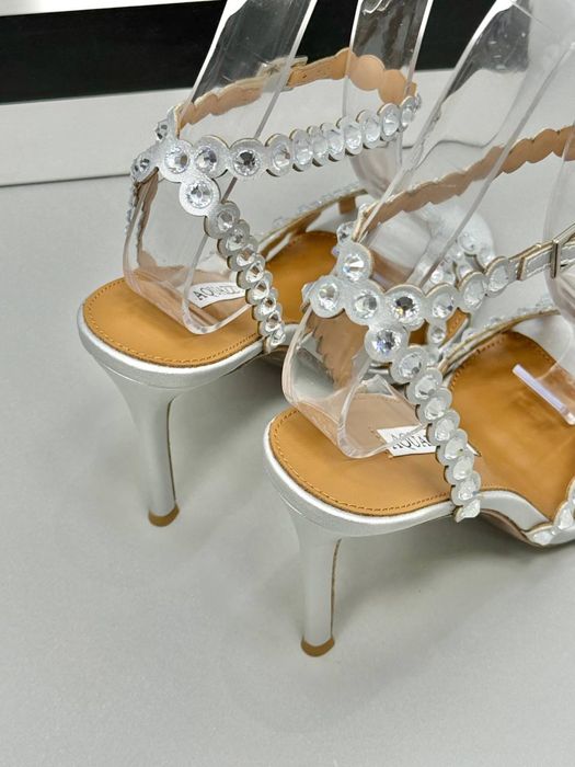 Sandale Aquazzura toc 10 cm Cristale premium 36-40