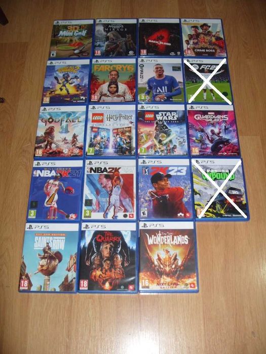 Игри за PlayStation 5, PS5 Част 1 - 30лв за брой