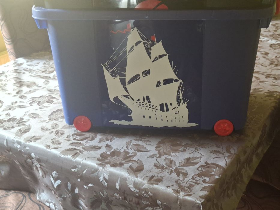 Дървено влакче детско