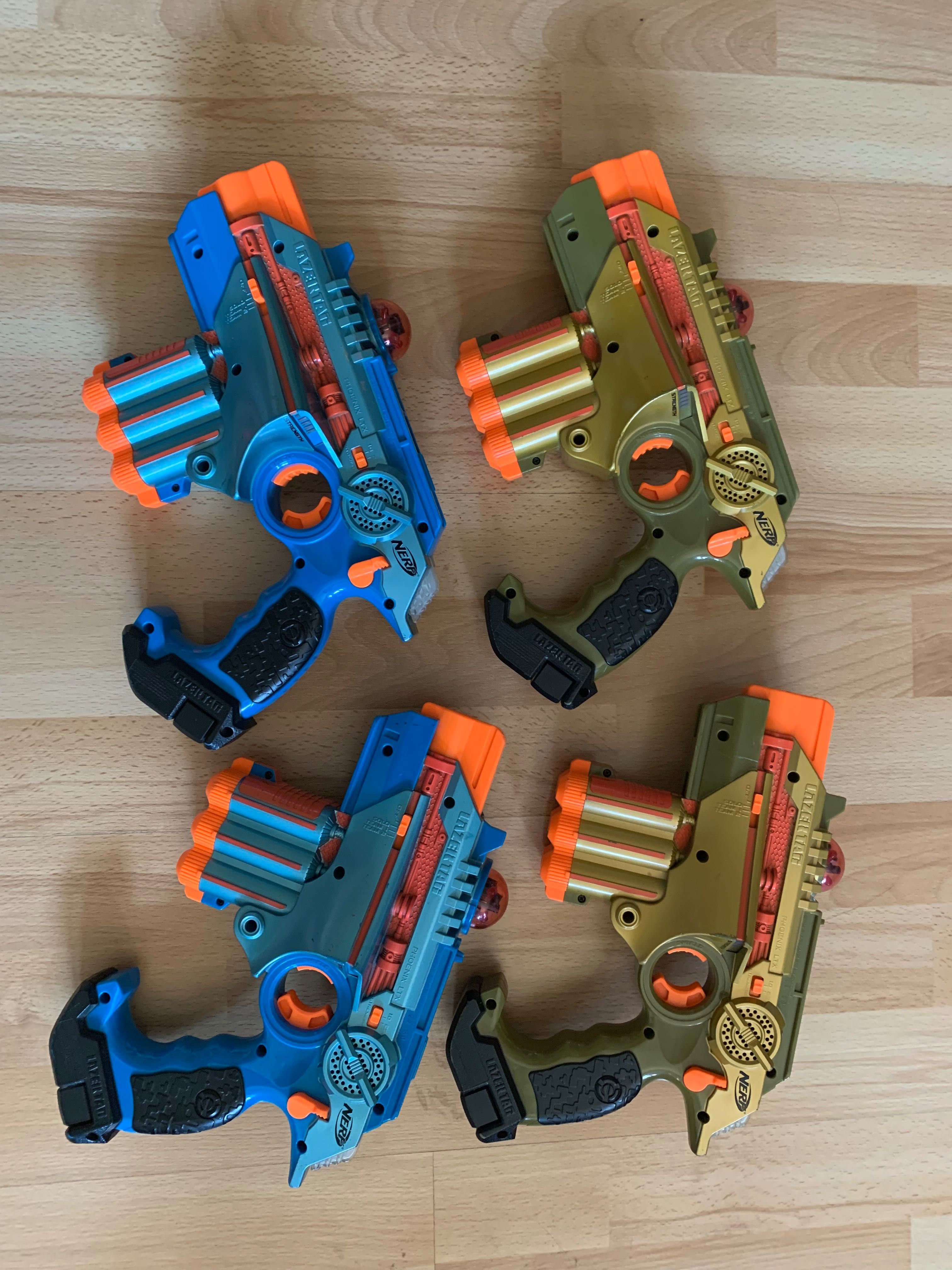 Nerf Lazer Tag с аккумуляторными батареями б/у