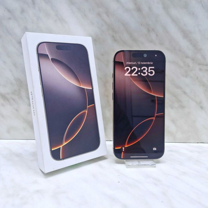 iPhone 16 Pro 128gb 100% baterie Garantie Zeus Amanet Militari 32696