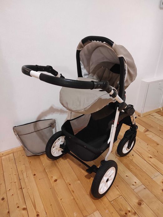 Carucior Krausman 3 în 1 Bej