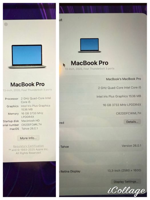 Laptop Macbook Pro 2020 A2251 4 Ports 16Gb Ram 512Gb Ssd