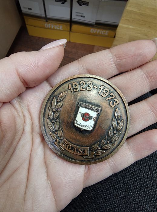 Medalie Rapid Bucuresti a 50-a aniversare