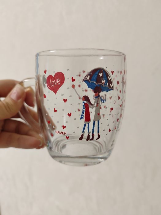 Кружки Love - 4 кружки, новые