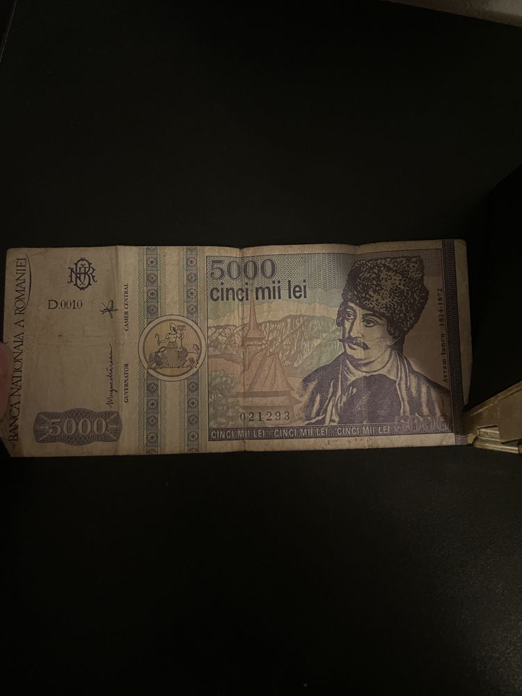 Bancnota 5000 lei Avram Iancu