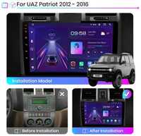 Андроид Автомагнитола на Uaz Patriot от 2012