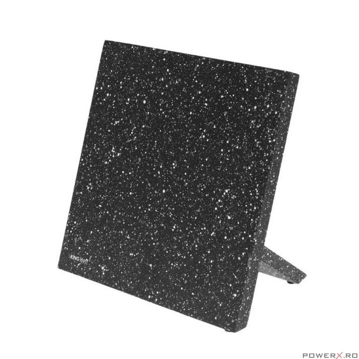 Suport magnetic,pentru cutite, marmurat, gri antracit, KingHoff