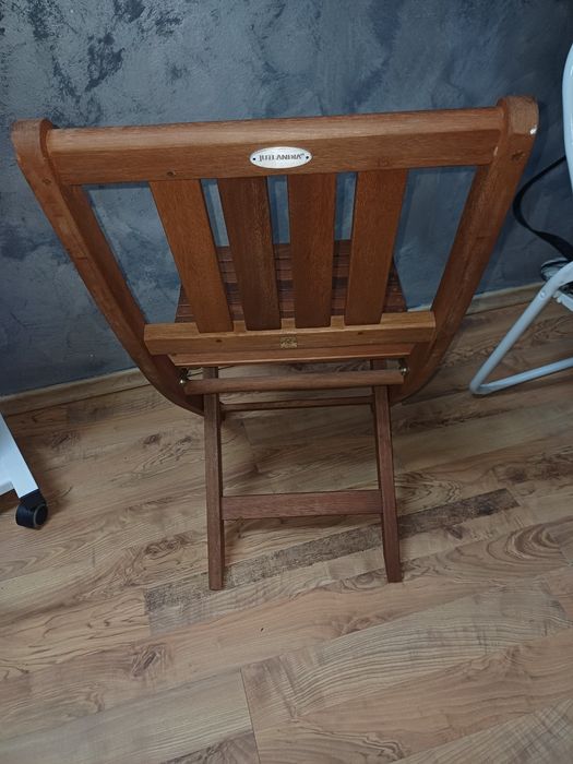 Scaun lemn masiv pliabil