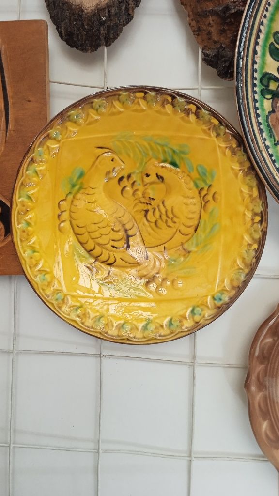 Настенная тарелка СССР керамика