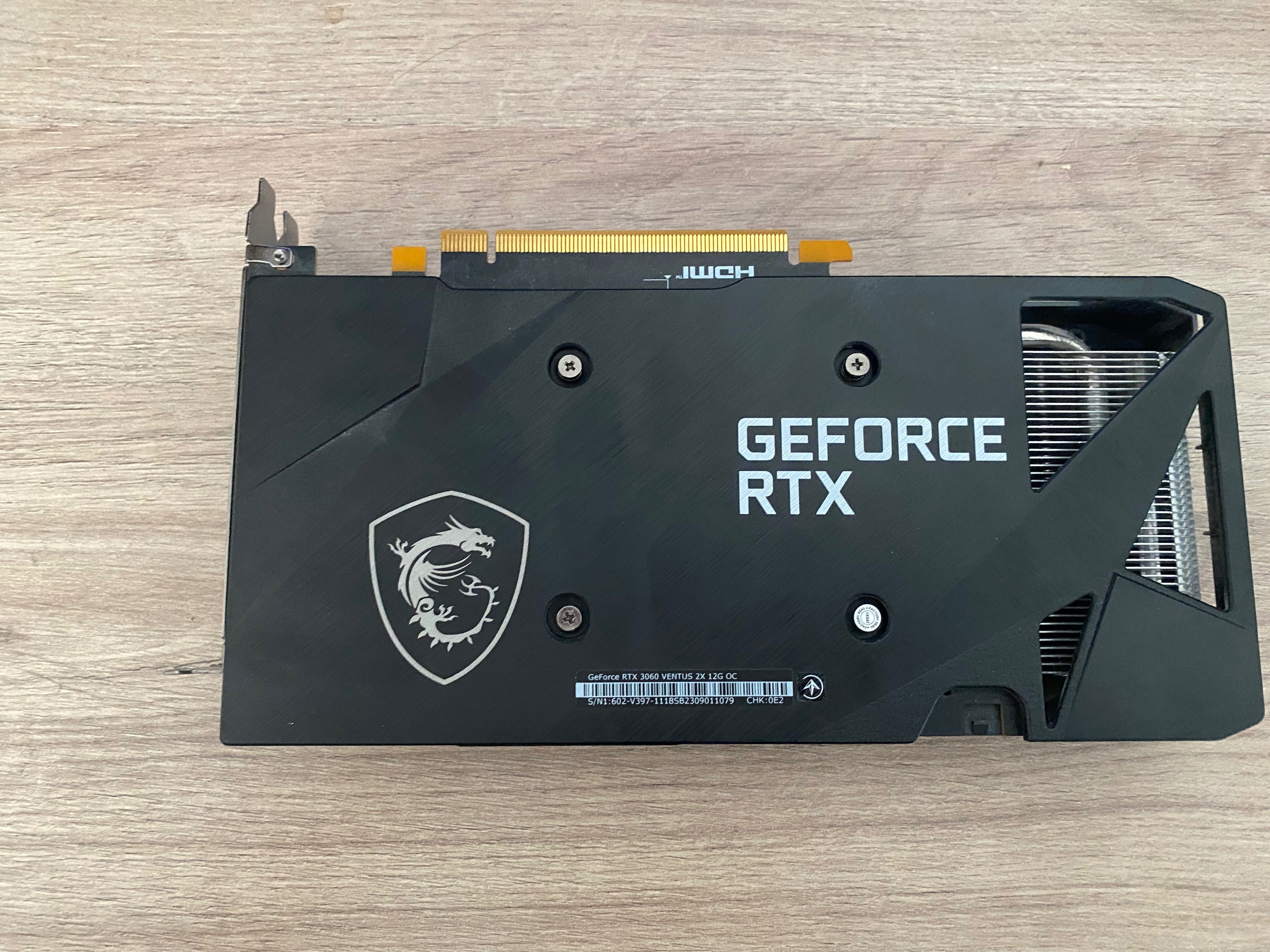 Nvidia MSI Видео Карта RTX 3060 12GB VRAM