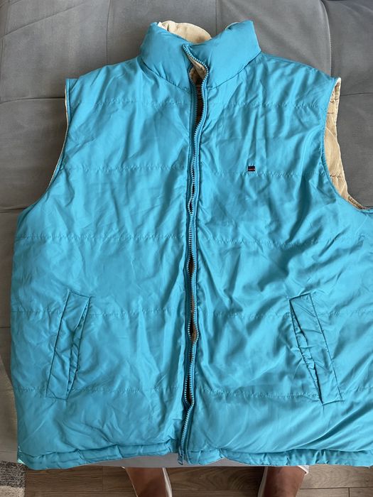 Страхотен двулицев елек-пухенка XXL 56 номер