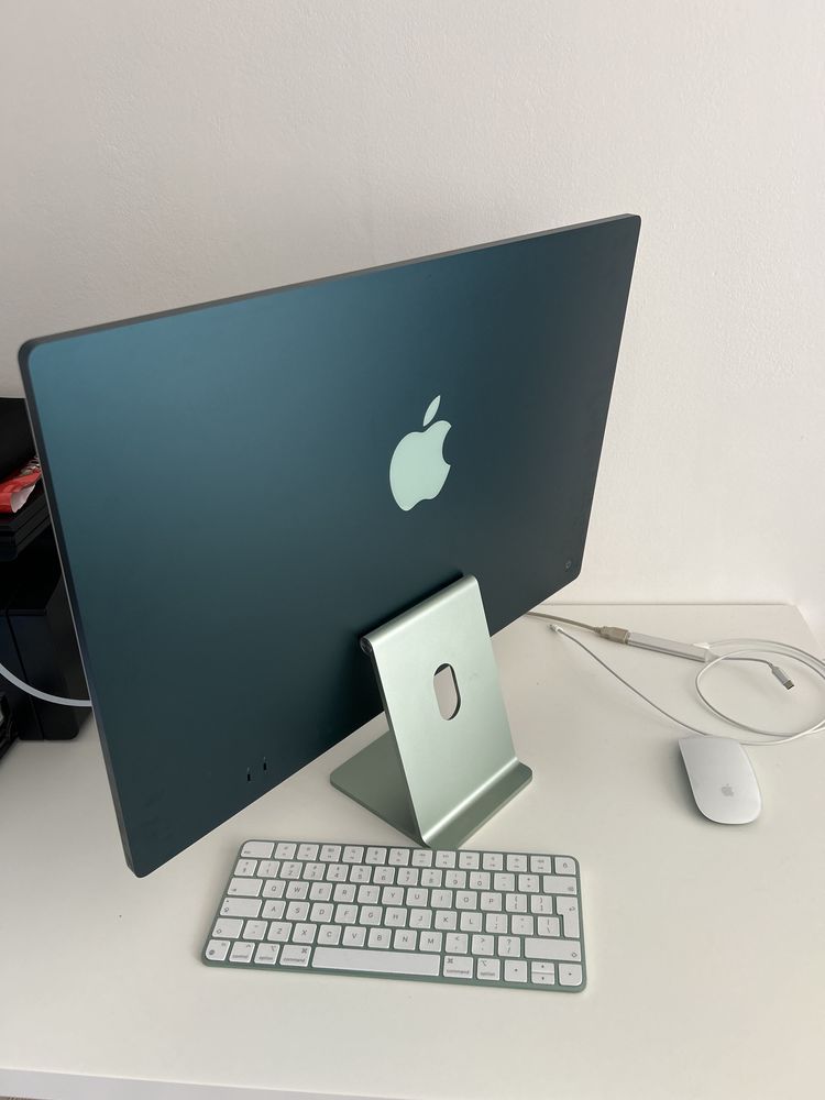 iMac 24" (2021), Apple M1, 24", Blue, INT KB