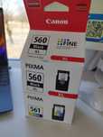 Нови черно XL и цветно мастило за принтер Canon Pixima 560