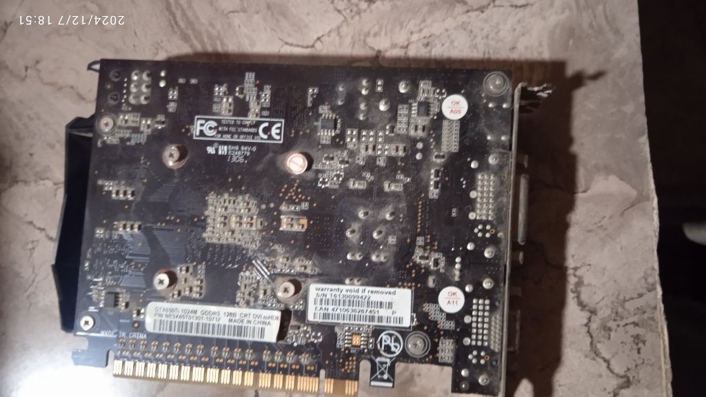Продаю видеокарту GTX 650TI 1GB
