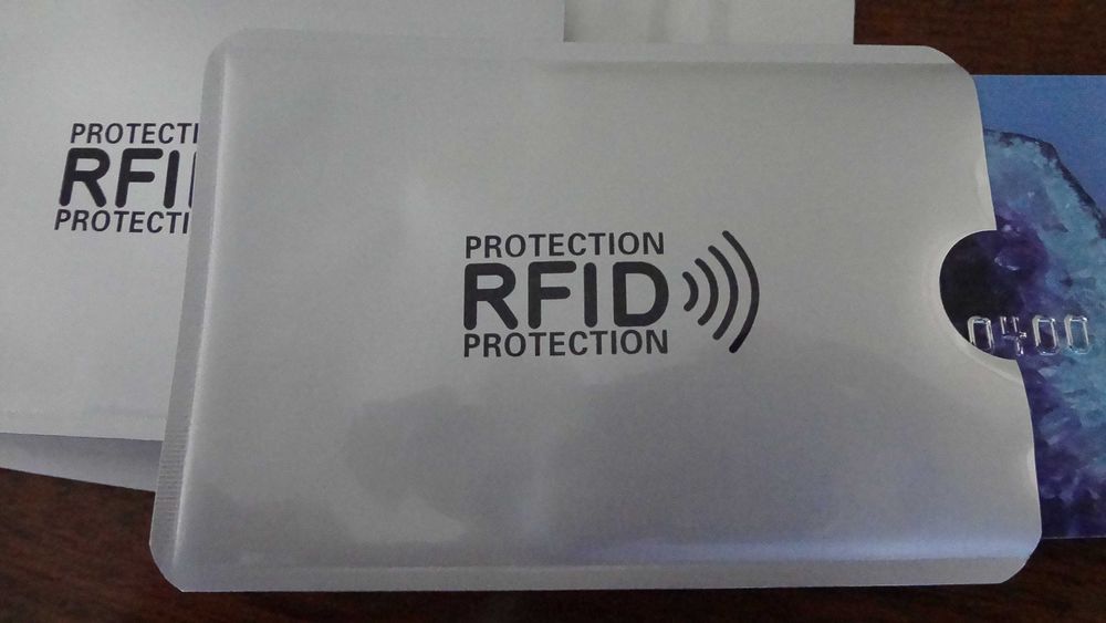 RFID защита за безконтактни банкови карти (4 броя)