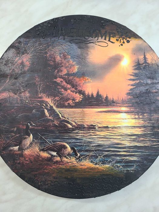 Арт поднос , ръчно изработен