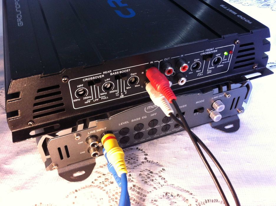 Groundpounder GPX 1000.4 max.1000W/Mac Audio MPX 4000