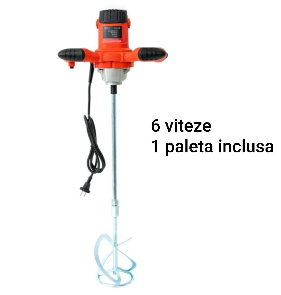 Amestecator mortar/vopsea/adezivi Craft Tec 3200W 6 viteze 1 paleta