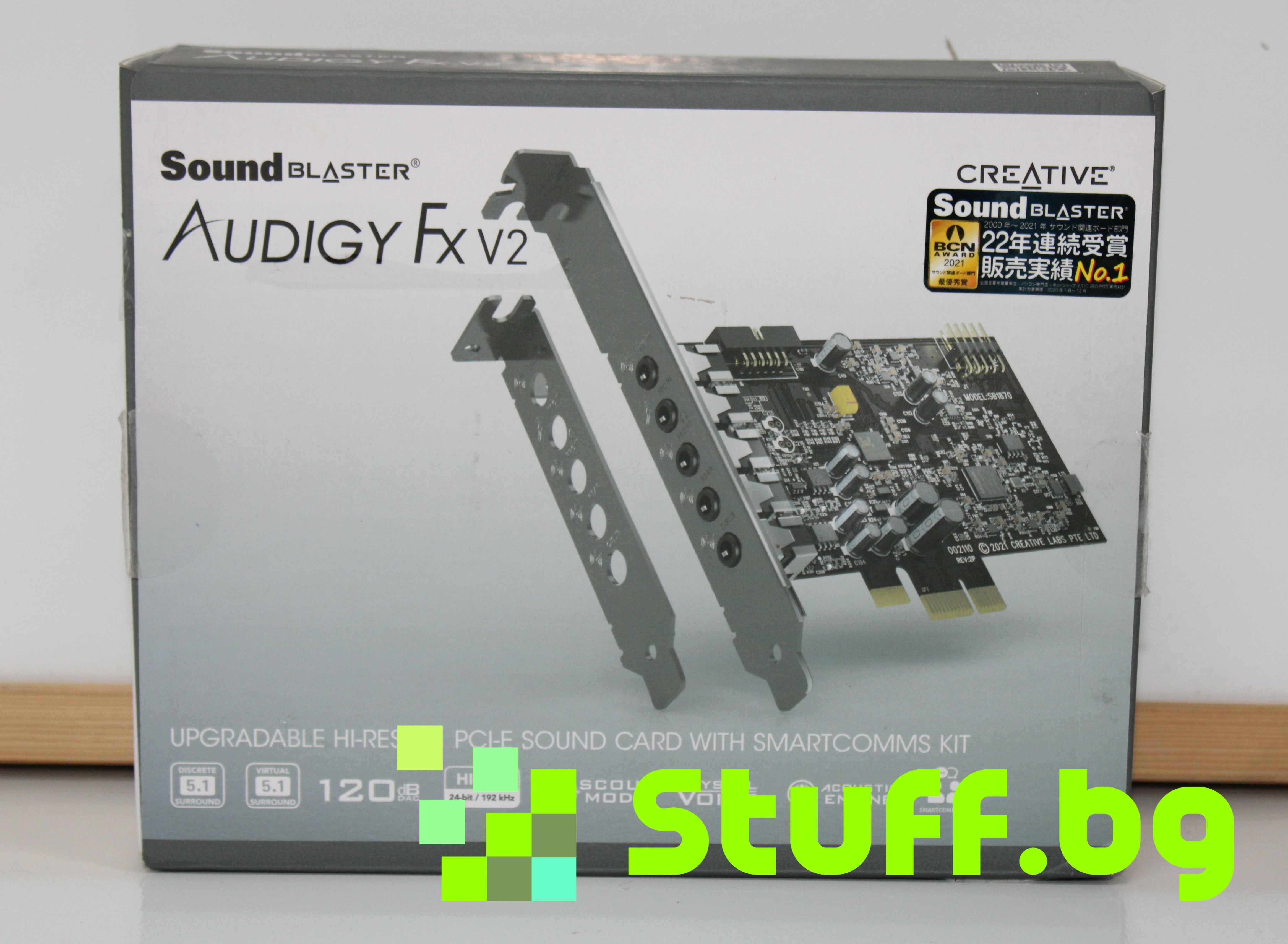 Звуков карта Creative Sound Blaster Audigy Fx V2