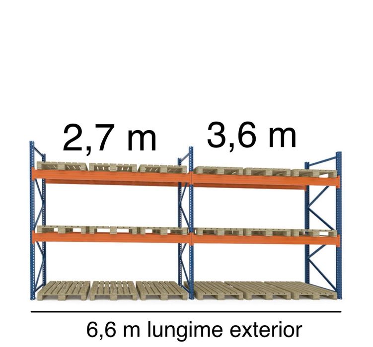 Rafturi metalice 2700x5000x1050