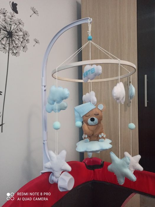 Carusel handmade pătuț