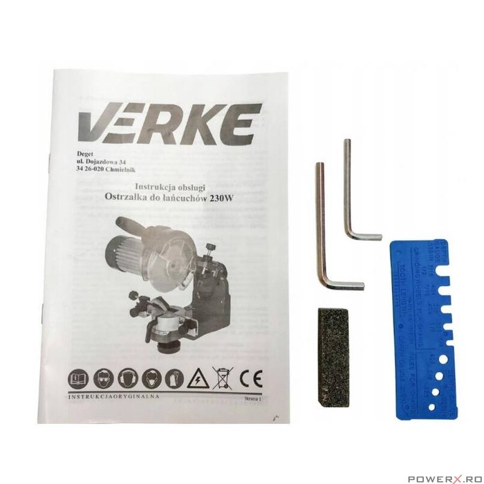 Aparat de ascutit lant drujba, 230W Verke